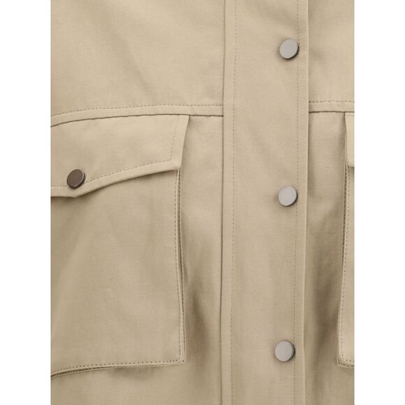 Brunello Cucinelli Jacket Woman Beige - Picture 4 of 4